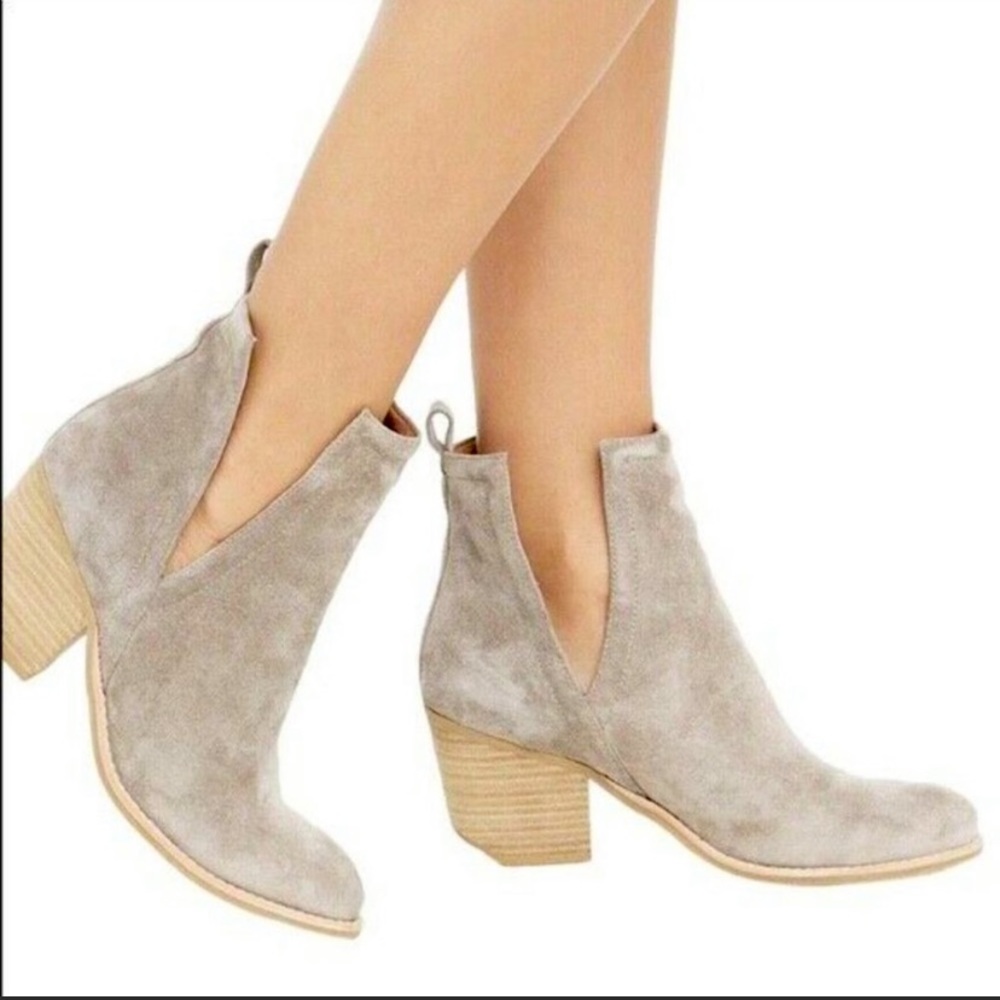 Jeffery Campbell block heel exposed ankle bootie